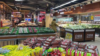 充足平穩！鄠邑區農副產品保障有力，食品銷售市場井然有序